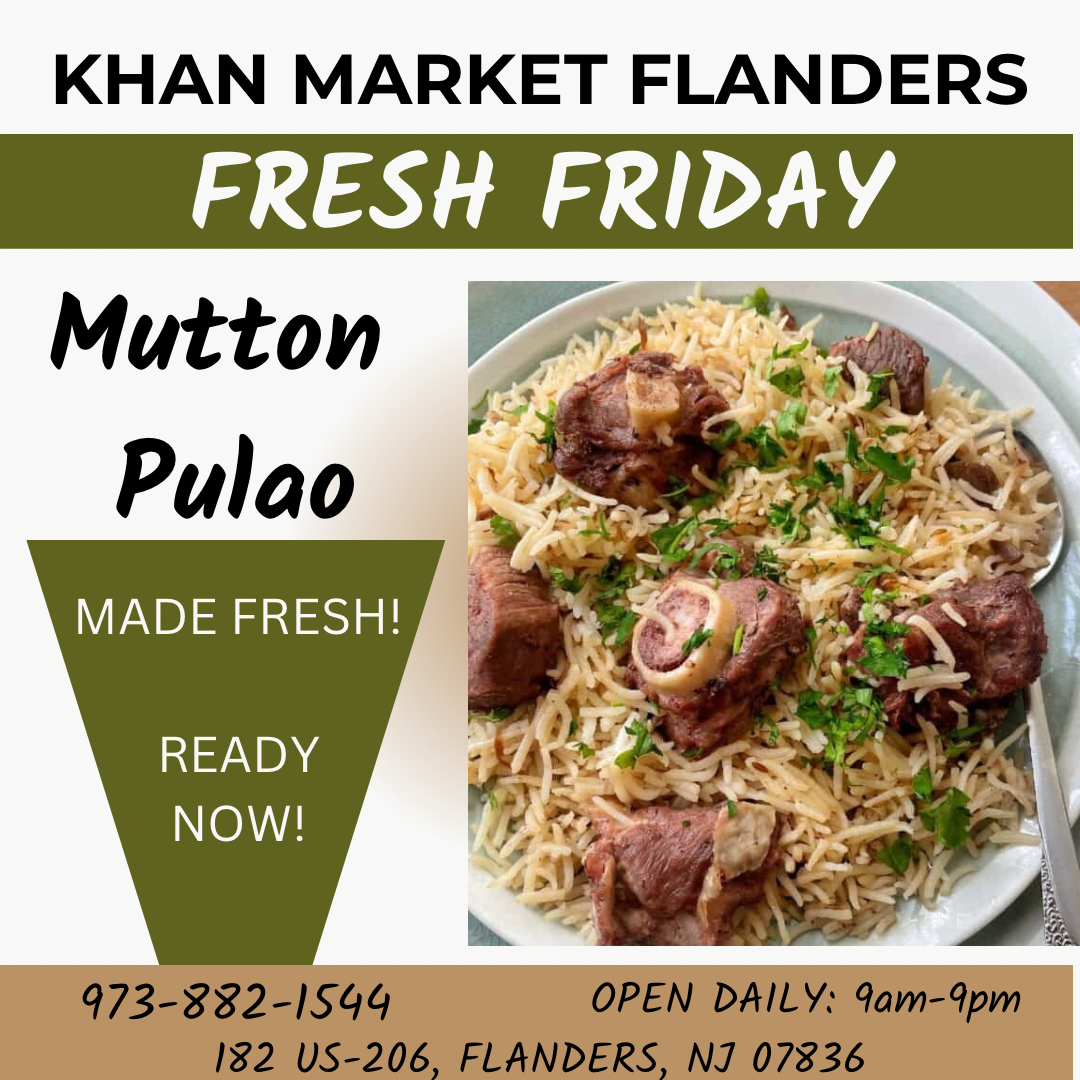 Mutton Pulao Freshly Made Every Friday